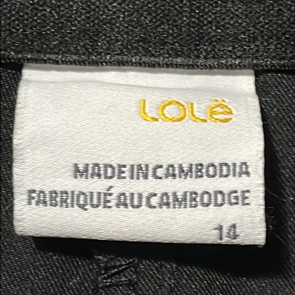 Lole Miles Pants High Rise Classic Fit Black - Picture 10 of 10